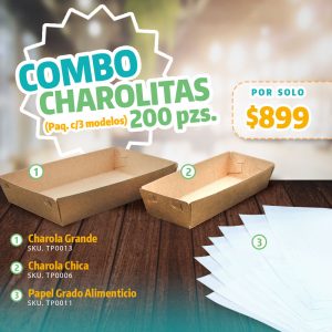 Combo Charolitas – 200pzs.